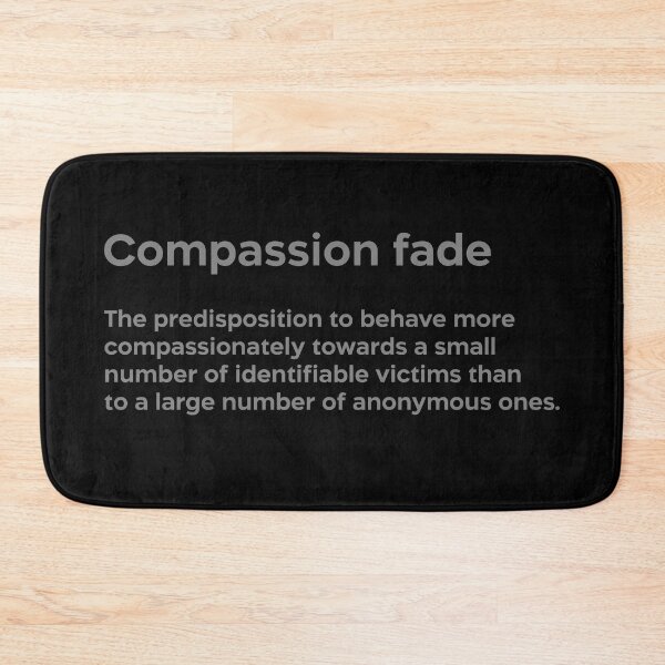 Item preview, Compassion fade grey designed and sold by EdimQuotes.