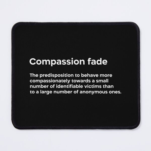 Item preview, Compassion fade white designed and sold by EdimQuotes.