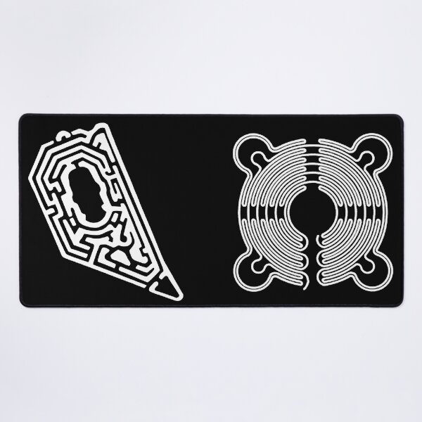 Item preview, Saffron Walden Mazes Diptych (white) designed and sold by Twenty Twenty Visions.