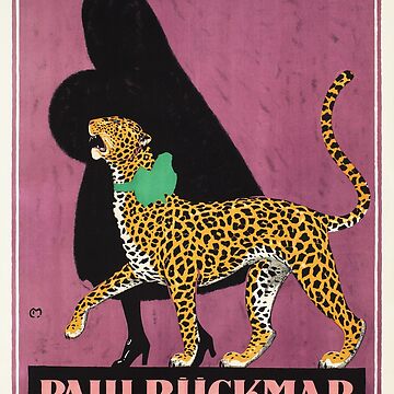 Artwork thumbnail, P. Ruckmar and Co Zurich 1910 by Carl Moos Woman Fashion Fur Clothing Advertisement by retroposters