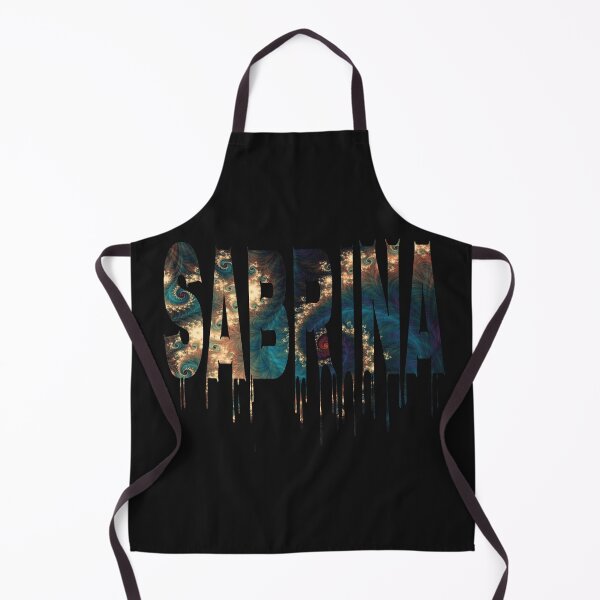 Item preview, Sabrina girls name abstract gold and blue test design designed and sold by Areashor.