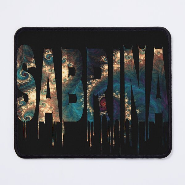 Item preview, Sabrina girls name abstract gold and blue test design designed and sold by Areashor.