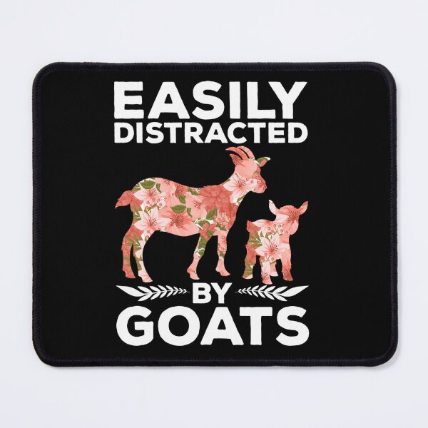 Item preview, Floral Farm Animal Funny Farmer Easily Distracted By Goats designed and sold by Mariaxjulio.