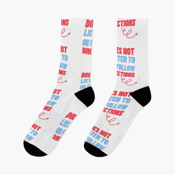 Item preview, Doesn't Listen to or Follow Directions - Funny Man Design  designed and sold by CreativNode.