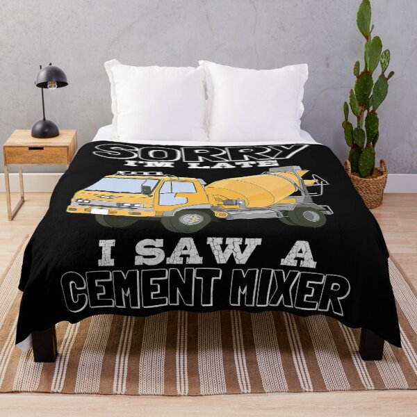 Item preview, Funny Concrete Mixer Truck Cement Construction Workers Gifts Premium T-Shirt designed and sold by MarioKowallik.