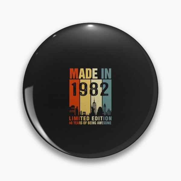 Item preview, Made In 1982 Limited Edition 40 Years Of Being Awesome Essential T-Shirt designed and sold by Nilsobsen.