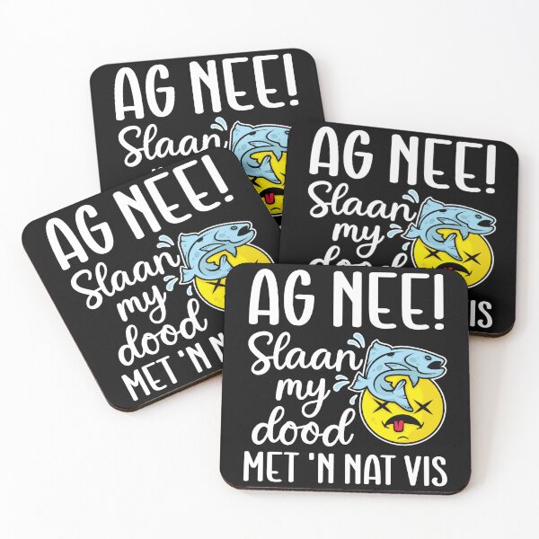Item preview, Ag nee! Slaan my dood met 'n nat vis - Afrikaans Phrase designed and sold by robimerch.