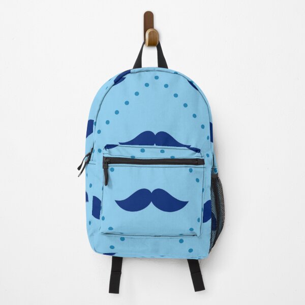 Item preview, Father Day Pattern Mustache Dad Pattern Daddy Blue Pattern designed and sold by Dr.YesOrNo.