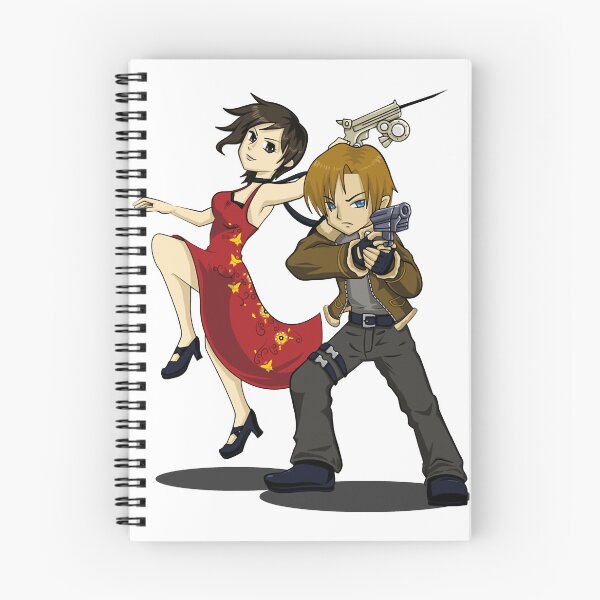 Item preview, Creative Survival Horror Video Game Alluring Re4 Chibi Ada And Leon Gift For Fans designed and sold by OverbayStraight.