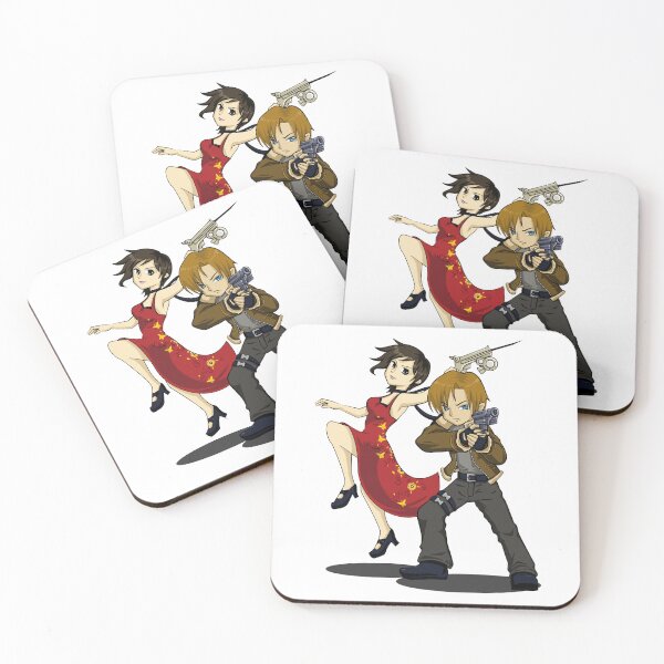 Item preview, Creative Survival Horror Video Game Alluring Re4 Chibi Ada And Leon Gift For Fans designed and sold by OverbayStraight.