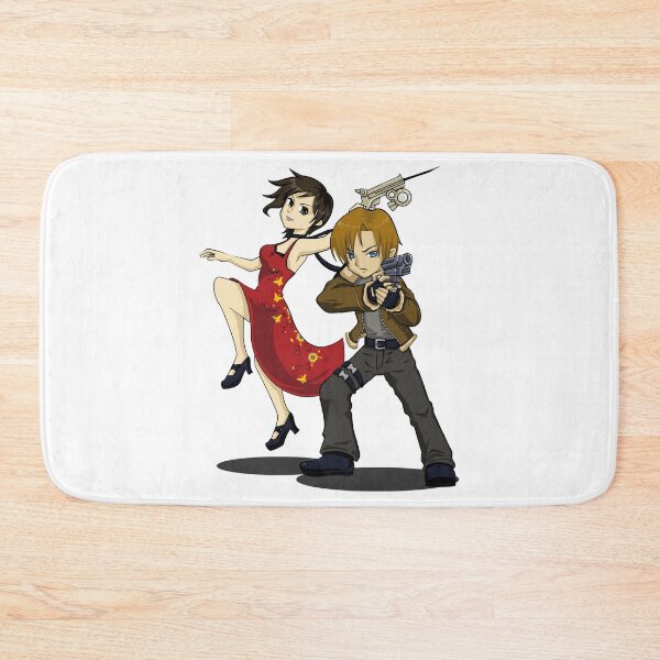 Item preview, Creative Survival Horror Video Game Alluring Re4 Chibi Ada And Leon Gift For Fans designed and sold by OverbayStraight.