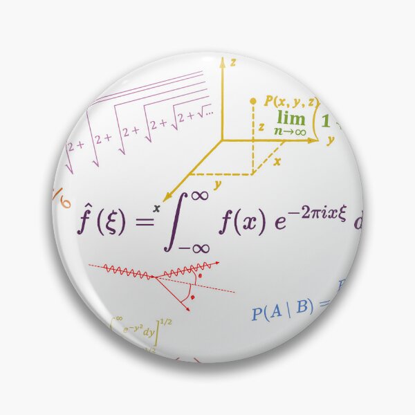 Item preview, math equations and formulas colored version designed and sold by NoetherSym.