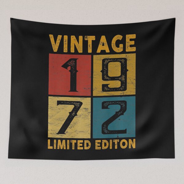 Item preview, 50th Birthday Vintage 1972 Born in 1972 50 Yrs Old Bday Premium  designed and sold by KathrineSandnes.
