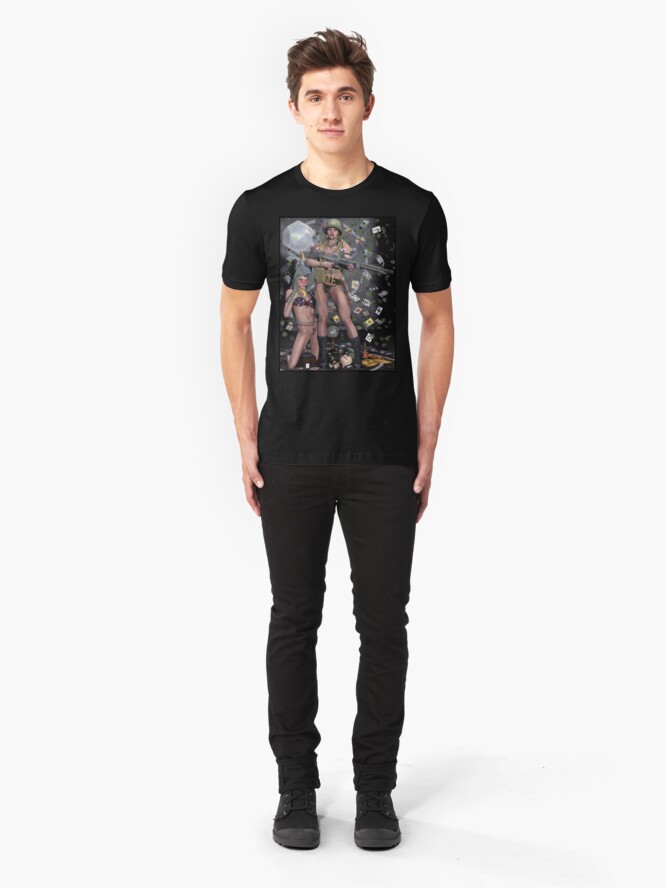 Alternate view of Hippie Witch First Earth Battalion Slim Fit T-Shirt