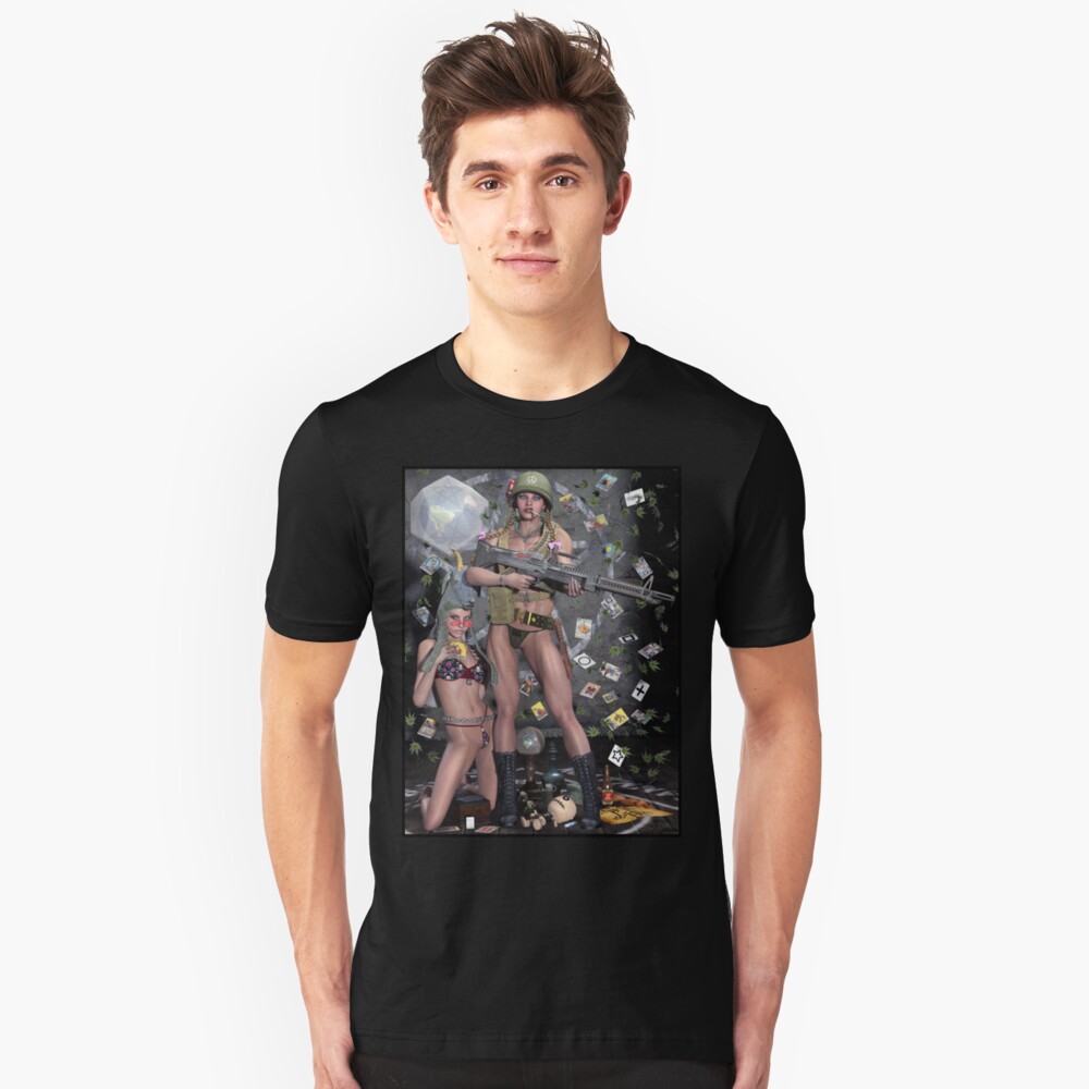 Hippie Witch First Earth Battalion Slim Fit T-Shirt