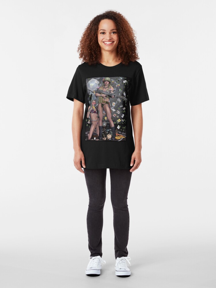 Alternate view of Hippie Witch First Earth Battalion Slim Fit T-Shirt