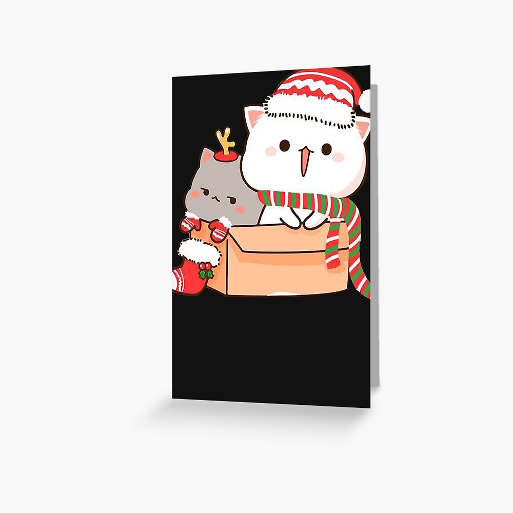 Mochi Mochi Peach Cat - Peach and Goma Christmas Classic T-Shirt