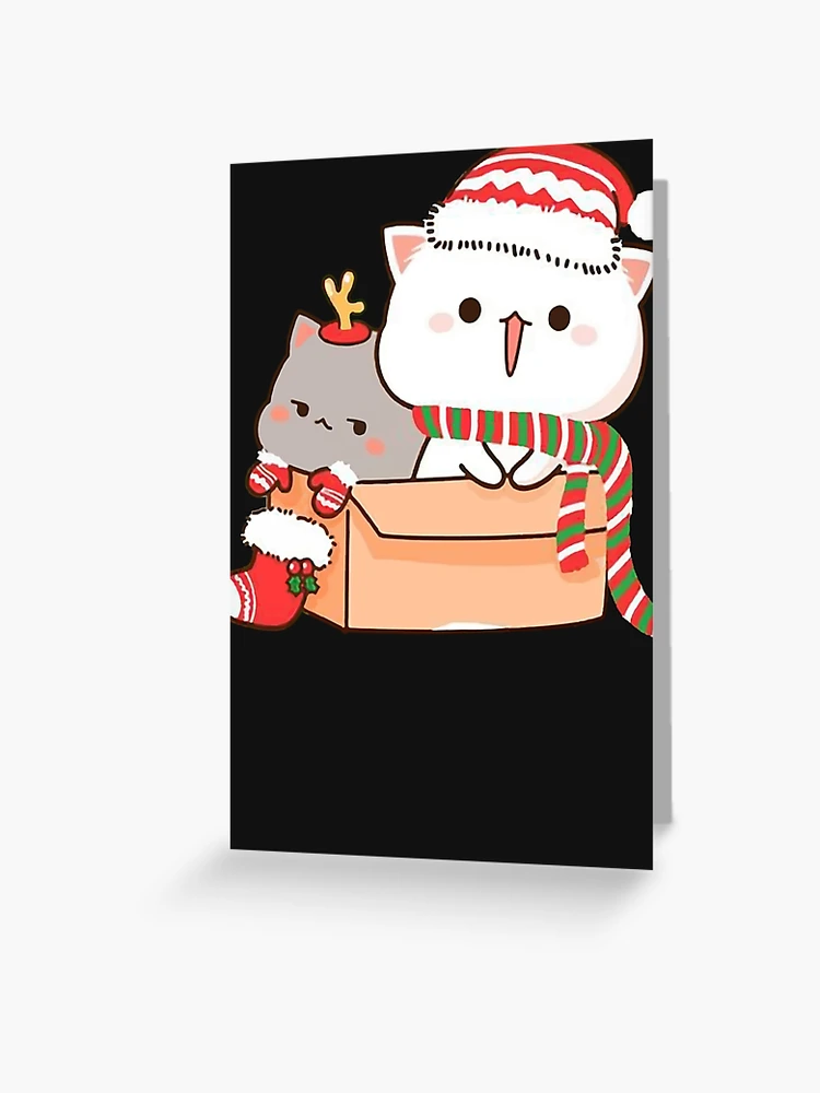 mocchiさまのページ Mochi Mochi Peach Cat - Peach and Goma Christmas Classic T-Shirt