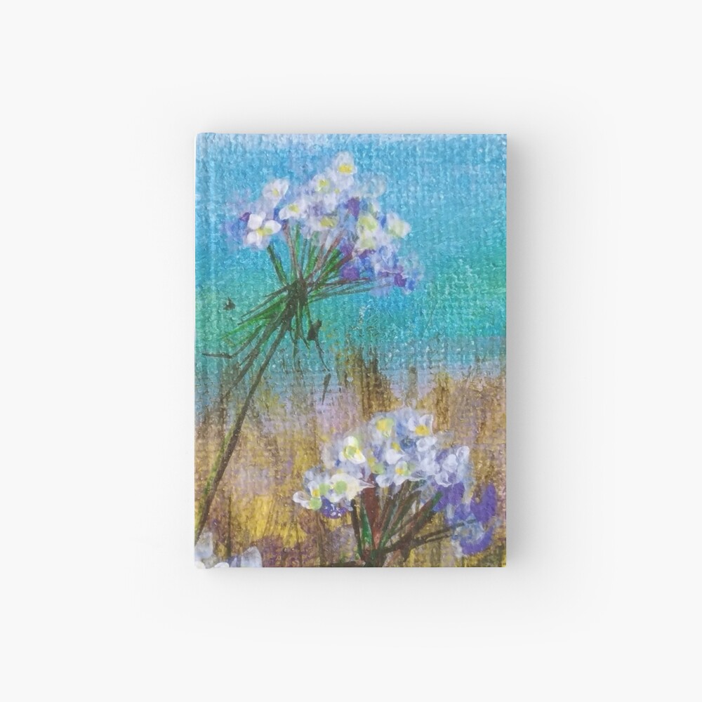 Queen Anna Lace flowers Hardcover Journal