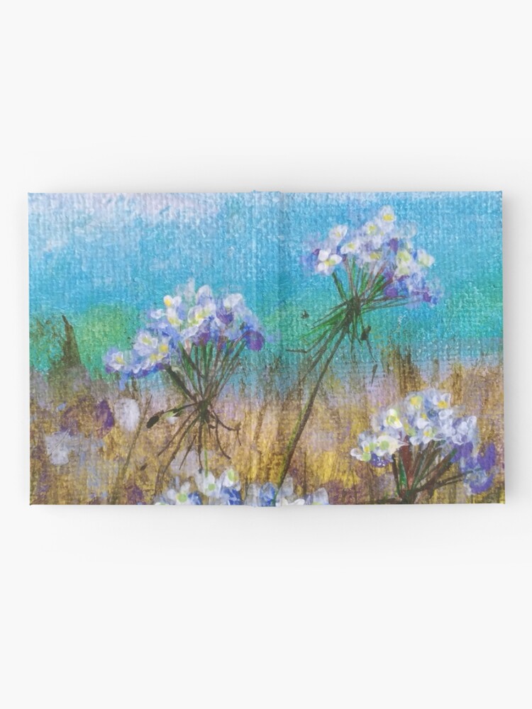 Alternate view of Queen Anna Lace flowers Hardcover Journal
