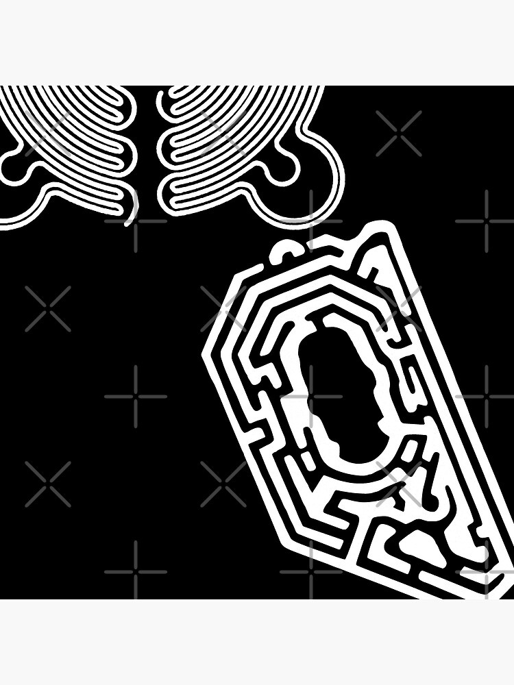 "Saffron Walden Mazes v5 (white)" Poster for Sale by MrPAdams Redbubble