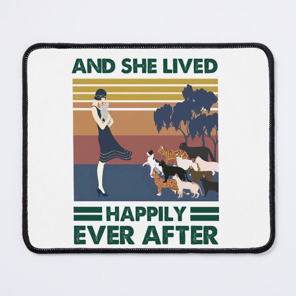 Item preview, Cat And She Lived Hapily Ever After designed and sold by RobeLan.