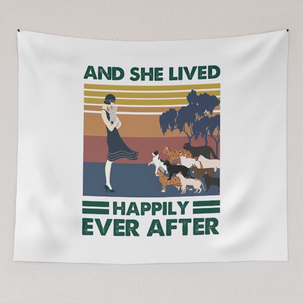 Item preview, Cat And She Lived Hapily Ever After designed and sold by RobeLan.