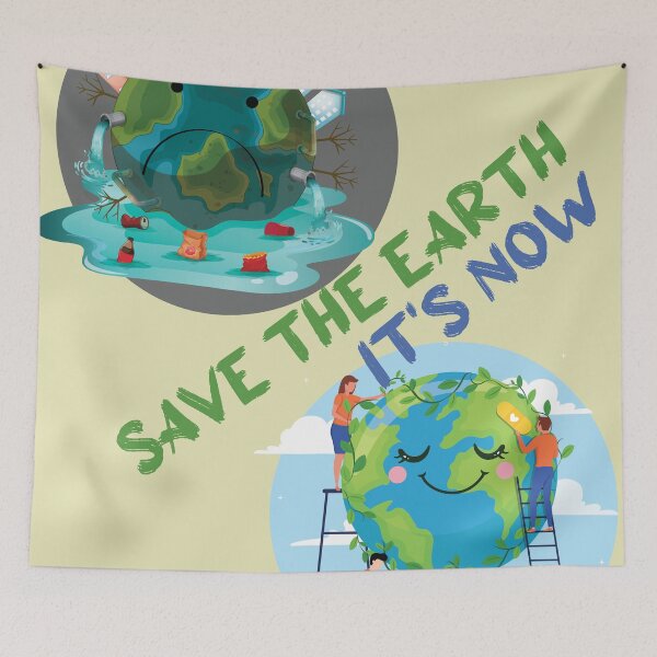 Item preview, Save the Earth, it's Now , International Mother Earth Day designed and sold by Laadel.