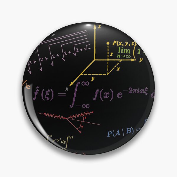 Item preview, math equations and formulas colored version designed and sold by NoetherSym.