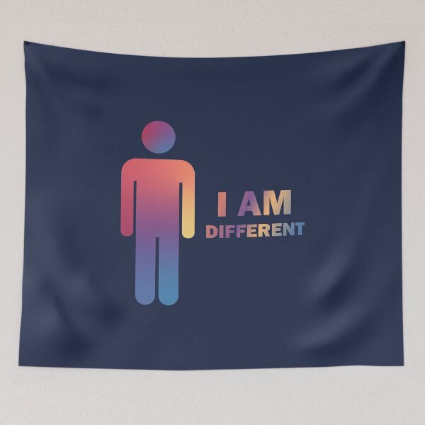 Item preview, Man colors "I am different designed and sold by WuZe.
