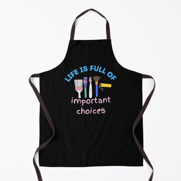 Item preview, Life is Full of Important Choices - Artist Paintbrush Design designed and sold by CreativNode.