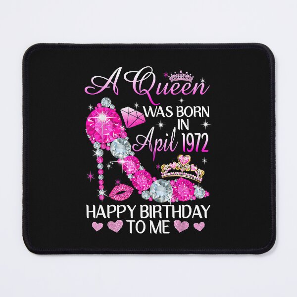 Item preview, A Queen Was Born In April 1972 Sparkling Pink Clogs designed and sold by KathrineSandnes.