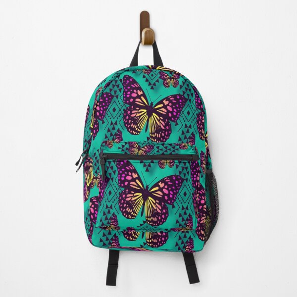 Item preview, Turquoise/ Pink / Yellow / Native Butterfly Design designed and sold by JMWCD.