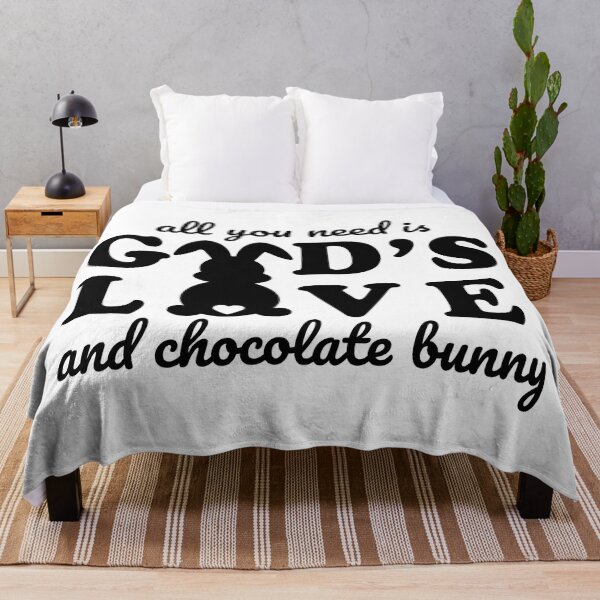 Item preview, all you need is god's love and chocolate bunny designed and sold by Ashi17.