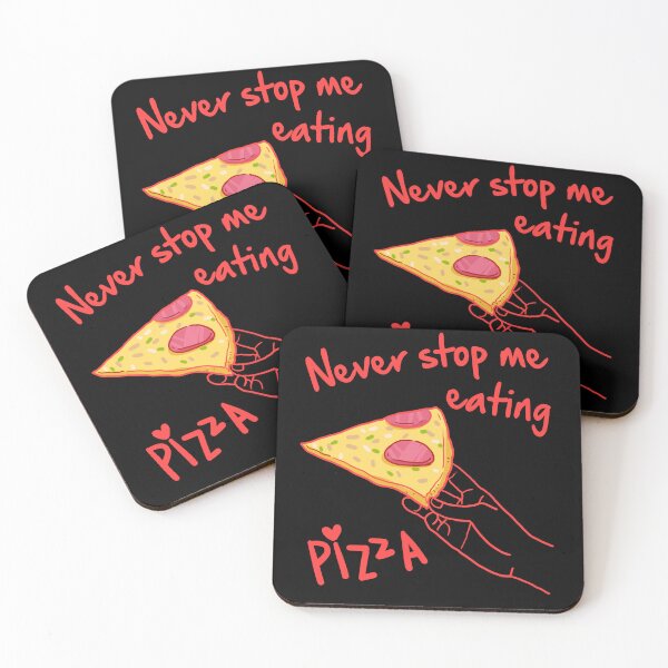 Item preview, Never Stop Me Eating Pizza designed and sold by PuffStudios.