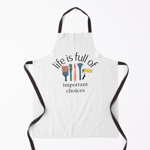 Item preview, Life is Full of Important Choices - Artist Paintbrush Design designed and sold by CreativNode.