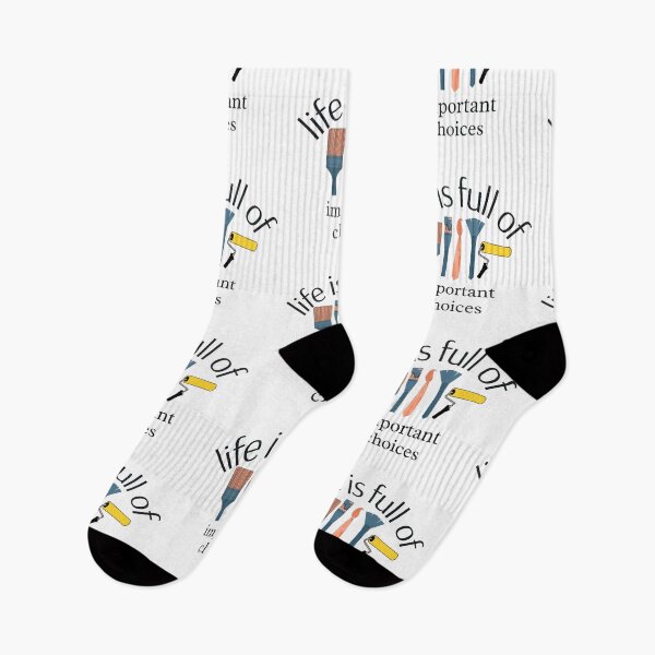 Item preview, Life is Full of Important Choices - Artist Paintbrush Design  designed and sold by CreativNode.