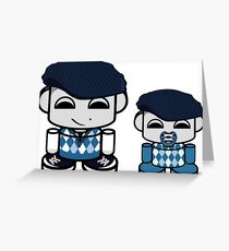 Bo & Coop O'BOT Toy Robots 1.0 Greeting Card