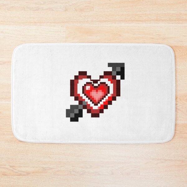 Item preview, red pixel heart 8bit concept style designed and sold by lllKWPHOTOlll.