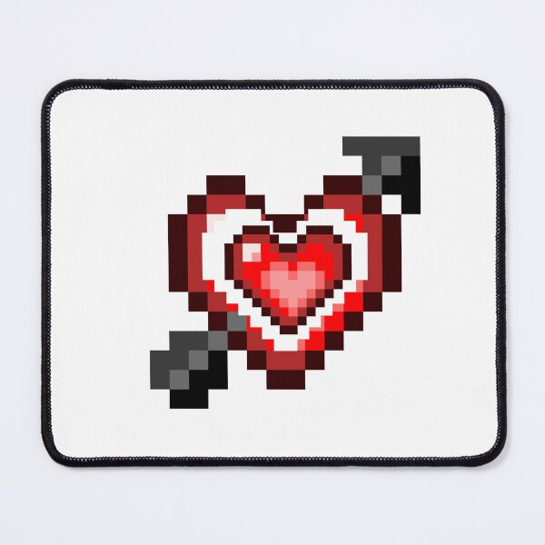Item preview, red pixel heart 8bit concept style designed and sold by lllKWPHOTOlll.