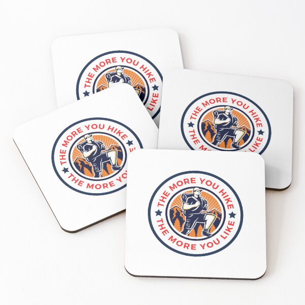 Item preview, The More You Hike The More You Like - Gift For Adventure Outdoor Camping Mountaineer Trekking Hiking Lovers designed and sold by ExploreTheStore.