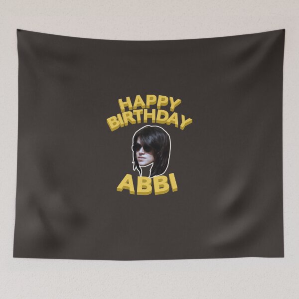 Aperçu de l'œuvre T-shirt Joyeux anniversaire Abbi de Broad City T-shirt classique créée et vendue par SarahFetthauer.