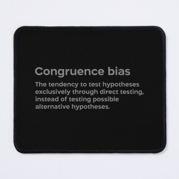 Item preview, Congruence bias grey designed and sold by EdimQuotes.