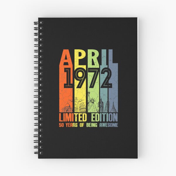 Item preview, April 1972 Retro 50th Birthday 50 Year Old Limited Edition  designed and sold by KathrineSandnes.