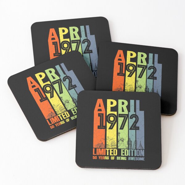Item preview, April 1972 Retro 50th Birthday 50 Year Old Limited Edition  designed and sold by KathrineSandnes.