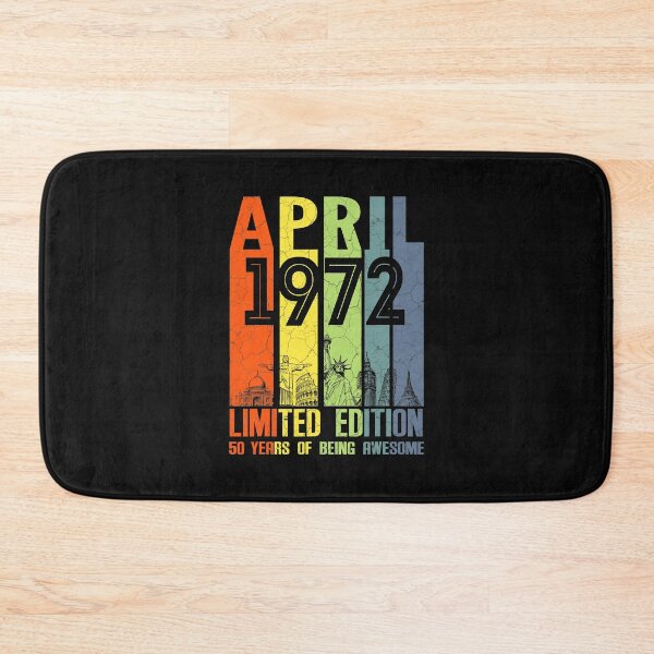 Item preview, April 1972 Retro 50th Birthday 50 Year Old Limited Edition  designed and sold by KathrineSandnes.