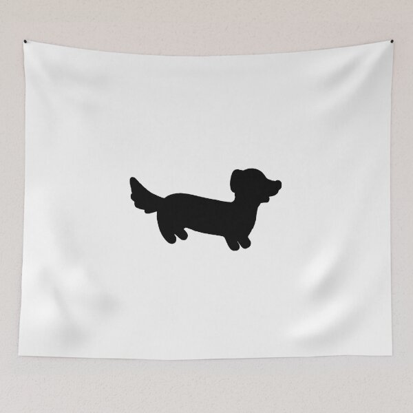 Item preview, black silhouette of a dog  designed and sold by lllKWPHOTOlll.