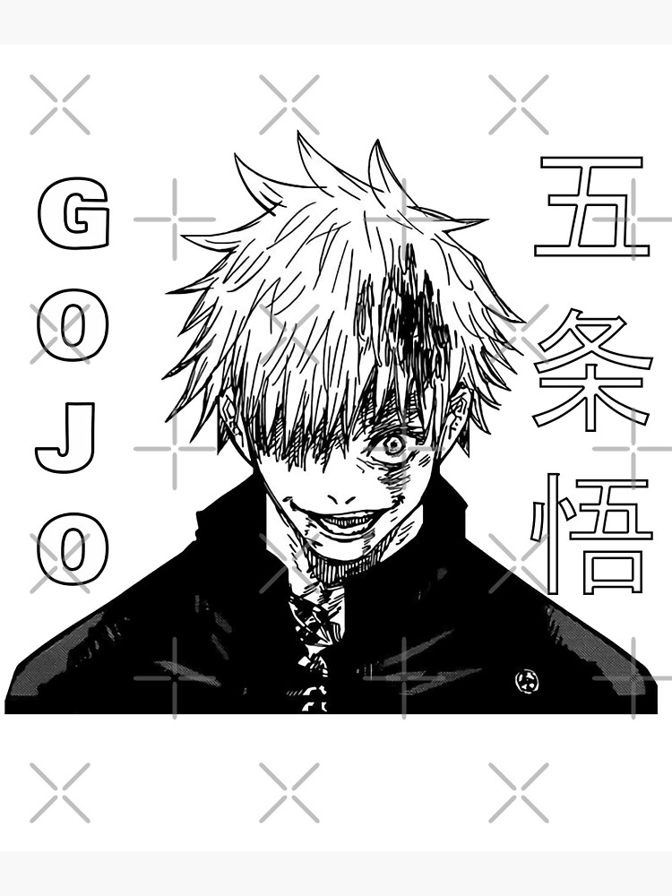 Satoru Gojo Jujutsu Kaisen Japanese Anime Jjk Gojo Manga Poster