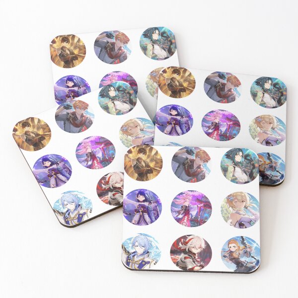 Item preview, Pegatinas Genshin Impact Fan Art designed and sold by patternarium.