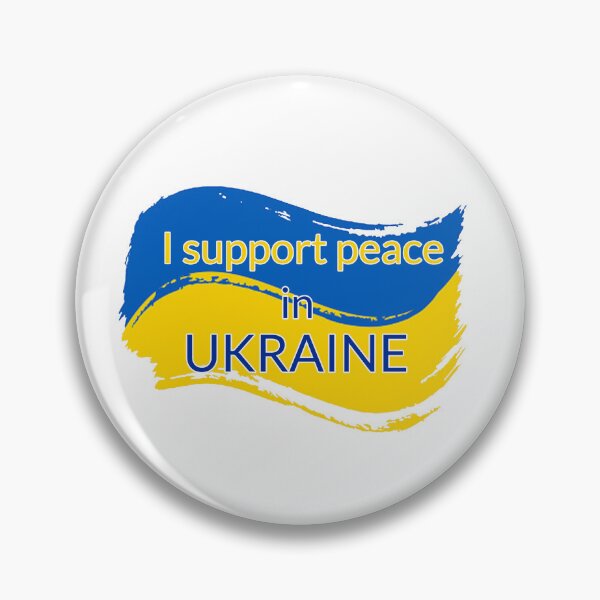 Item preview, I Support Ukraine - Flag designed and sold by AlexNik.
